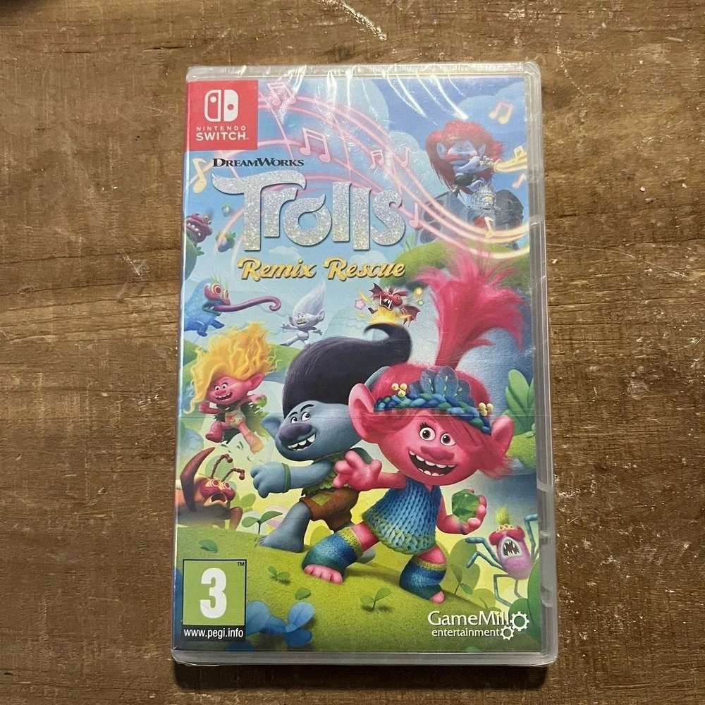 GameMill Trolls Remix Rescue Nintendo Switch Multi New Musical Adventure
